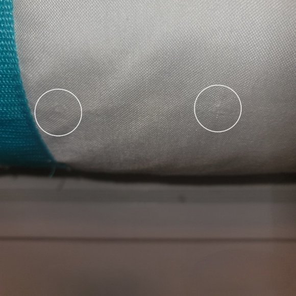 HAWAII WORLD - Vintage UNITED AIRLINES White Teal Strap Carry-On Duffle Bag - Picture 7 of 12